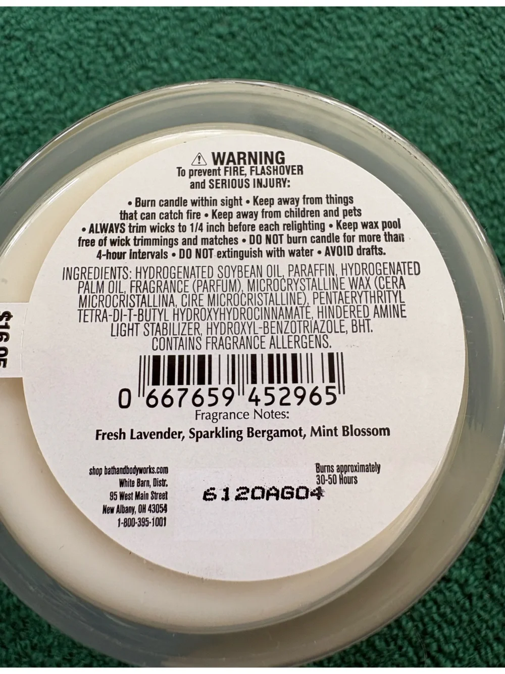 Bath & Body Works White Barn Clean House Vibes Candle Single Wick Candle - Picture 2 of 3